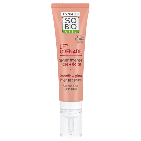 SOBIO Serum intense anti age Lift Grenade Bio 30 ml - E-shop mondial – Produits durables, modernes et accessibles partout Sobio Etic · Sérum hydratant Mon lait d'ânesse • Migros