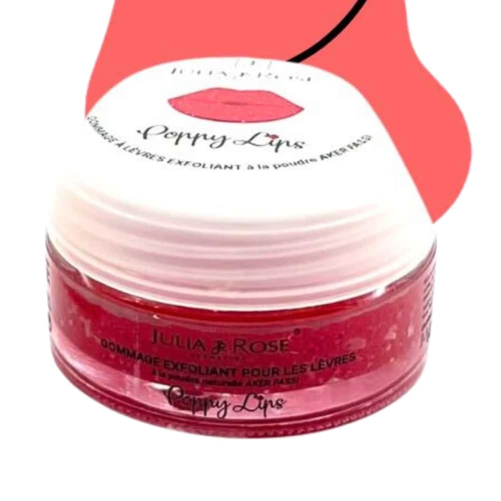 JULIA & ROSE – Poppy Lips Gommage Exfoliant Lèvres – 15g - Saldi Straordinari Château – Offerte Speciali Disponibili Adesso