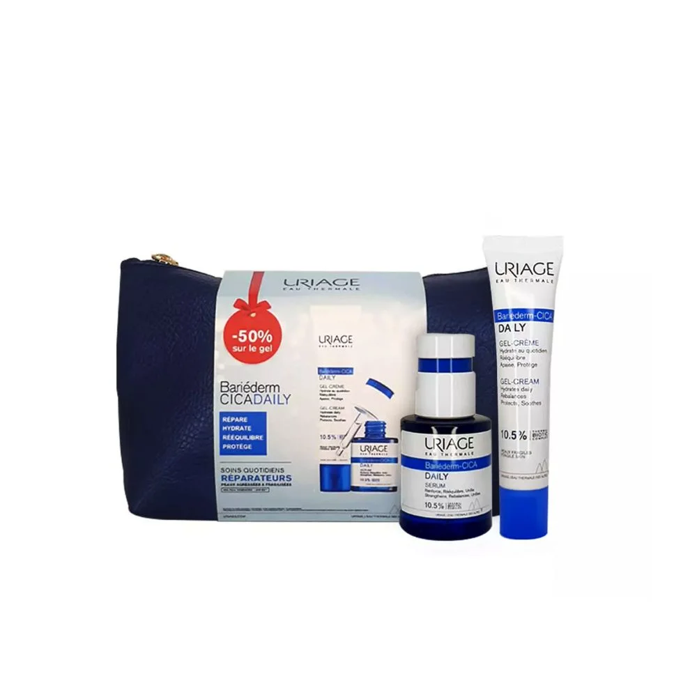 Uriage Coffret Bariederm Cica-daily Serum+gel Creme +trousse Peaux Gratuit - Saldi Straordinari – Offerte Speciali Disponibili Adesso