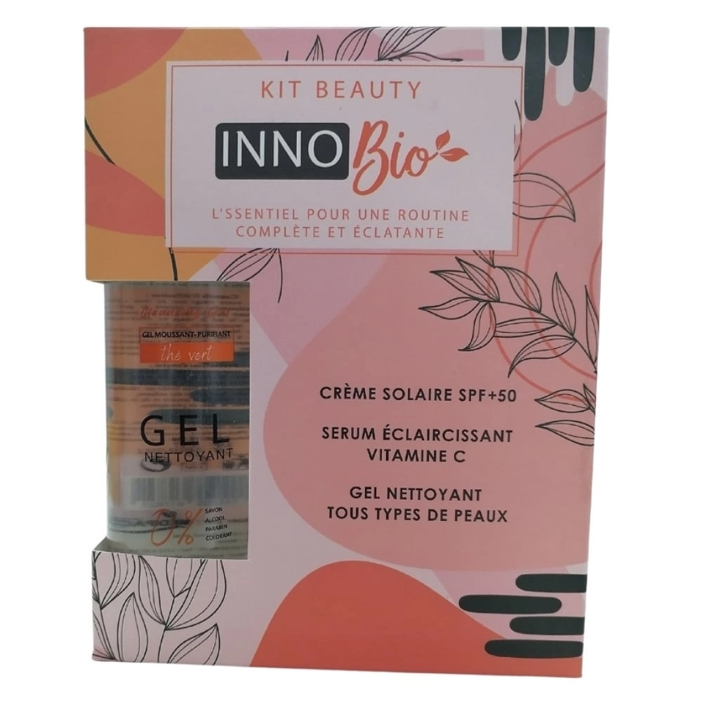 INNOBIO – Kit Beauty Crème Solaire SPF50+, Sérum Eclaircissant Vitamine C Et Gel Nettoyant – 1u - Saldi Straordinari – Offerte Speciali Disponibili Adesso - {'count': 1, 'name': 'Citron'}