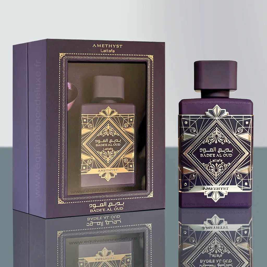 Parfum Badee Al Amethyst Parfum ambré oriental mixte ml Lattafa Vins Rouges Harmonieux Occasion