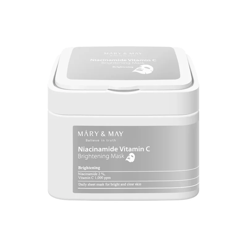 MARY MAY Niacinamide Vitamin Masque Tissu Éclat Quotidien ​Boulangerie Pâtisserie Pain Levain Viennoiseries