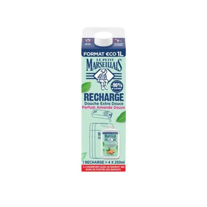 LPM DOUCHE ED AMANDE DCE ECO RECHARGE 1L 9732 - Vins Rouges Harmonieux pour Chaque Occasion Bioderma Atoderm Gel Douche Éco-Recharge 1L | Pas cher