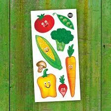 Pico Tatouage - Tatouages Temporaires -Légumes ||Pico Tatouage - Temporary Tattos - Vegetables - Boutique Bébé en Ligne : Soins, Jouets et Articles Maison - {'count': 1, 'name': 'Accessoires'}