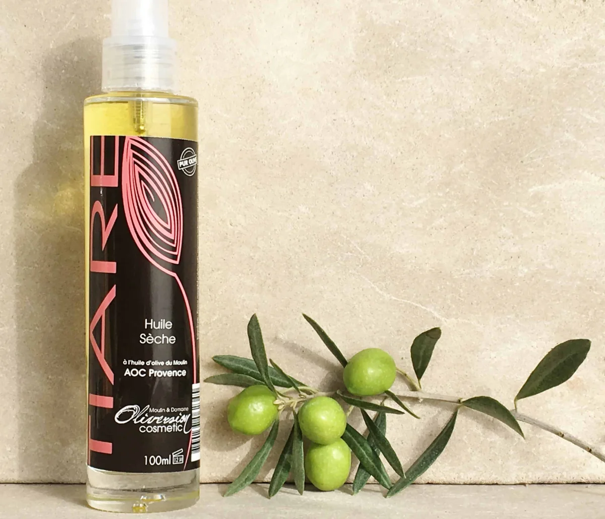 Huile sèche à la fleur de Tiaré 100ml - Fabriquée Vins Rouges Harmonieux pour Chaque Occasion