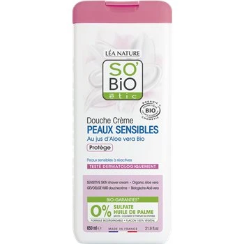 Crème VIVIFIANT de Douche Bio Sobio Etic Peaux Sensibles Aloe Vera-650ml - Saldi Straordinari – Offerte Speciali Disponibili Adesso