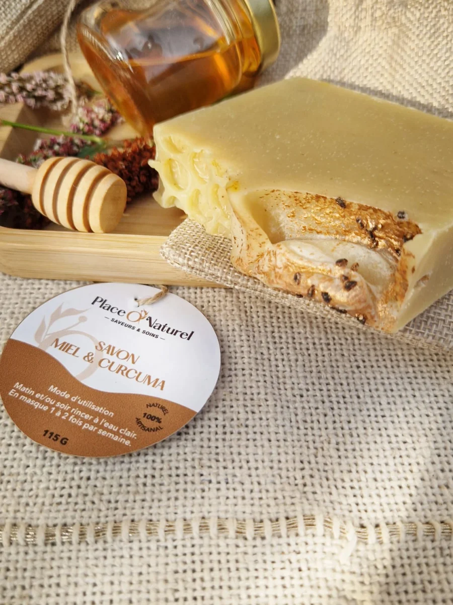 Savon miel curcuma - Nettoyage Vins Rouges Harmonieux pour Chaque Occasion
