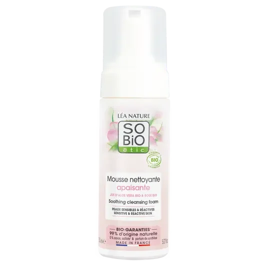 SOBIO Mousse nettoyante Aloé Bio ml E-shop mondial Produits durables modernes accessibles