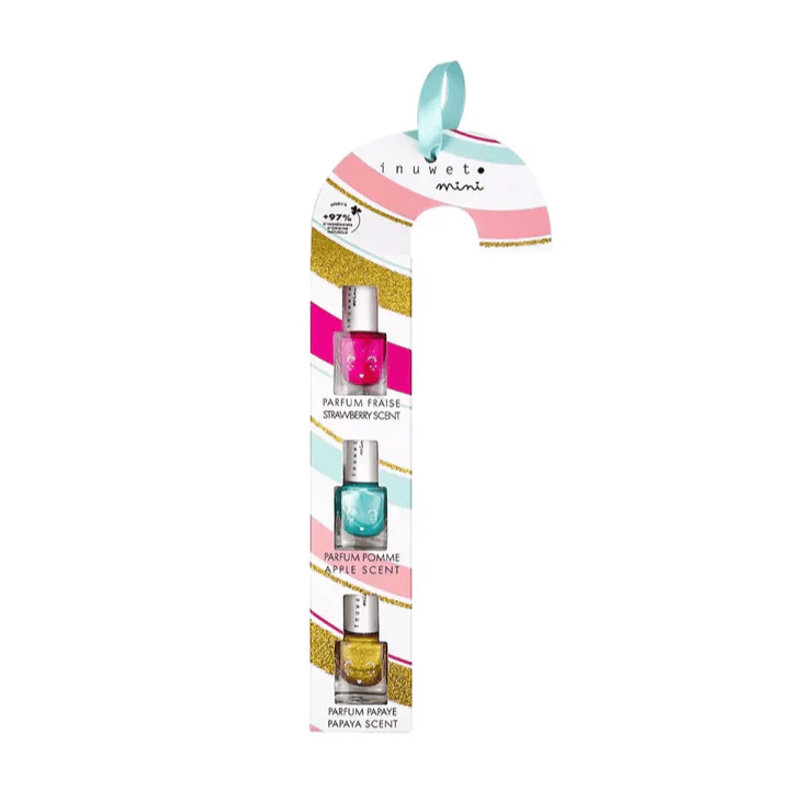 Inuwet - Ornement - Trio de Vernis à Ongles||Inuwet - Nail Polish Candy Cane Ornament - Boutique Bébé en Ligne : Soins, Jouets et Articles Maison Outils à ongles en fer avec motif rond pour fournitures de manucure,  accessoire indispensable pour nail art - Nihaojewelry France