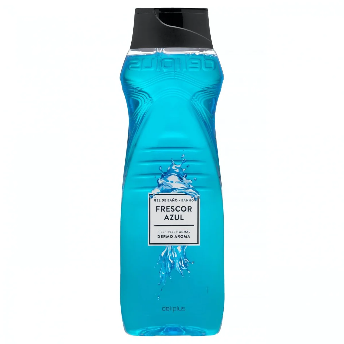 Gel de bain bleu fraîcheur nettoyant pour le corps peau normale – Deliplus - Organisation de cm la maison avec des solutions de rangement