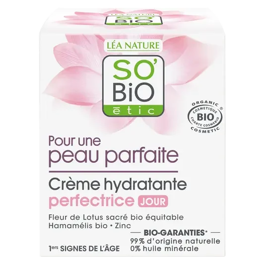 SOBIO Crème hydratante perfectrice 50 ml - E-shop mondial – Produits durables, modernes et accessibles partout Bb cream perfectrice - teinte medium - pour une peau parfaite - So'bio étic