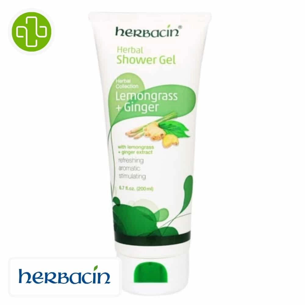 HERBACIN – Herbal Gel-douche Citronnelle Et Gingembre – 200ml - Saldi Straordinari – Offerte Speciali Disponibili Adesso LAINO Shampooing Douche 3 en 1 Thé Vert BIO