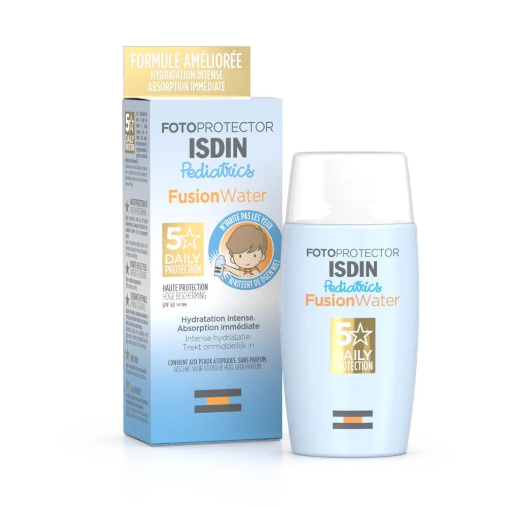 Fotoprotector ISDIN Fusion Water Pediatrics SPF50+ 50ml - Saldi Straordinari – Offerte Speciali Disponibili Adesso - Isdin ecran