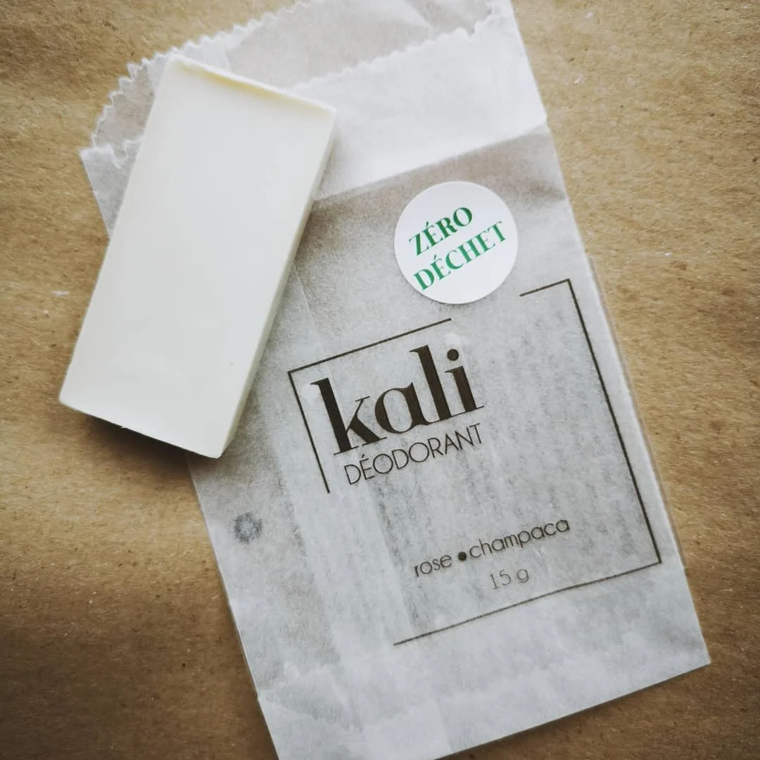 Déodorant naturel Kali – Échantillon - ​Boulangerie-Pâtisserie | Pain au Levain & Viennoiseries​ Déodorant 100% naturel Le Poudré - Clémence & Vivien | AyaNature