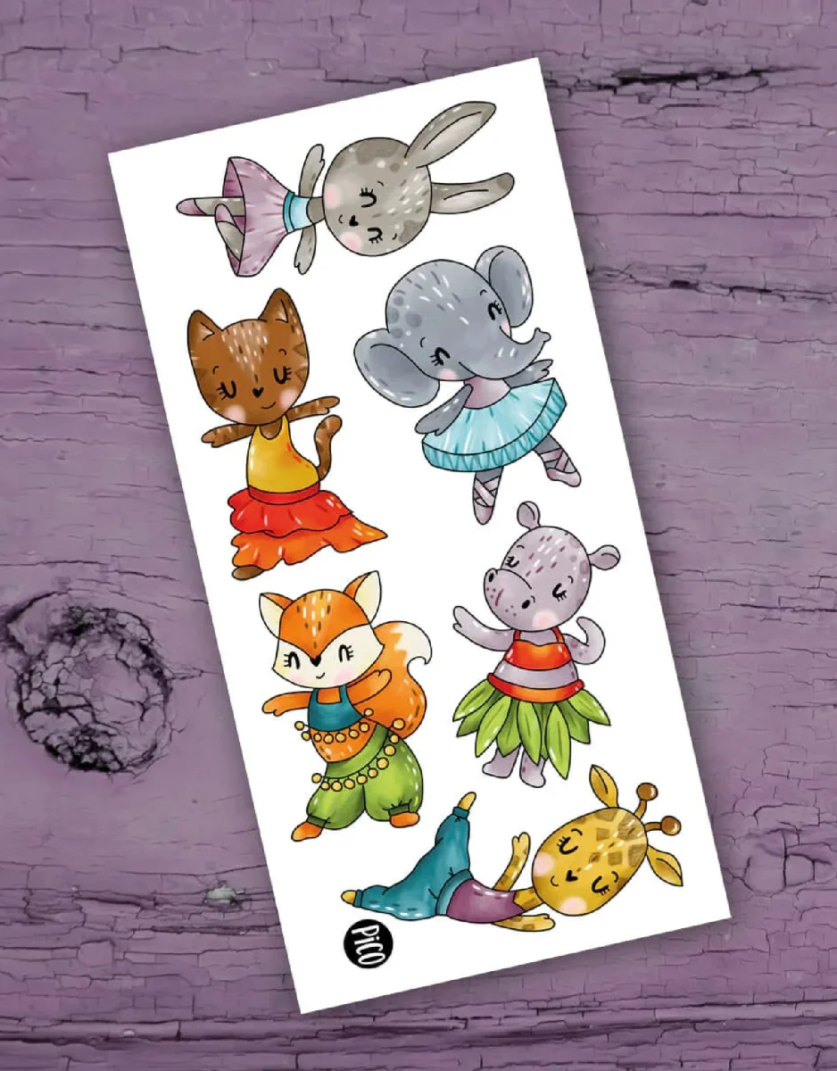Tatouage - Vive la danse - Pico - Boutique Maman Projet & Bébé – Produits Essentiels au Quotidien