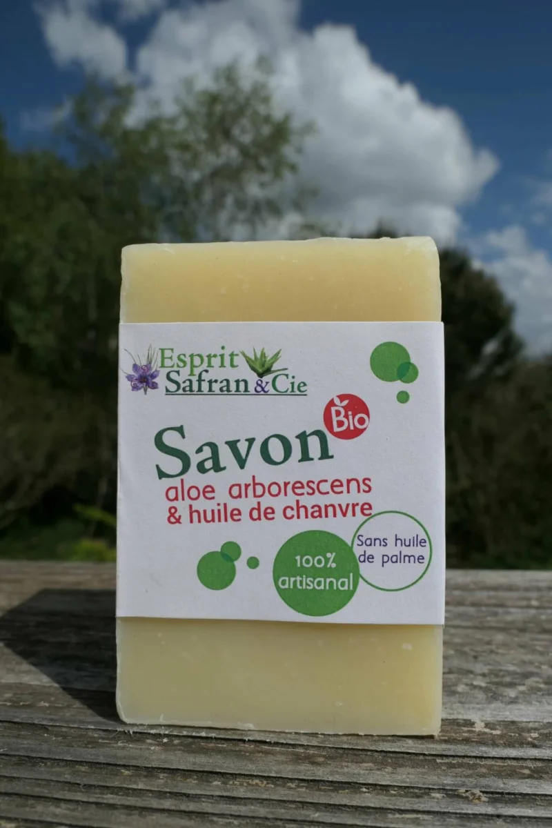 Savon l’Aloé Arborescens Huile Chanvre AB Édition Limitée Art Table Française Promotion
