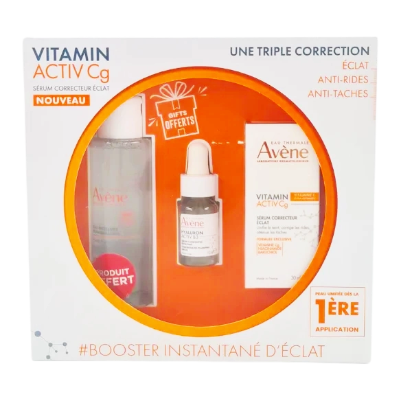 AVENE SERUM VITAMIN Cg ECLAT 30ML +SERUM ACTIV B3 10ML ET EAU MICELLAIRE 100ML OFFERTS - ​Boulangerie-Pâtisserie | Pain au rides Levain & Viennoiseries