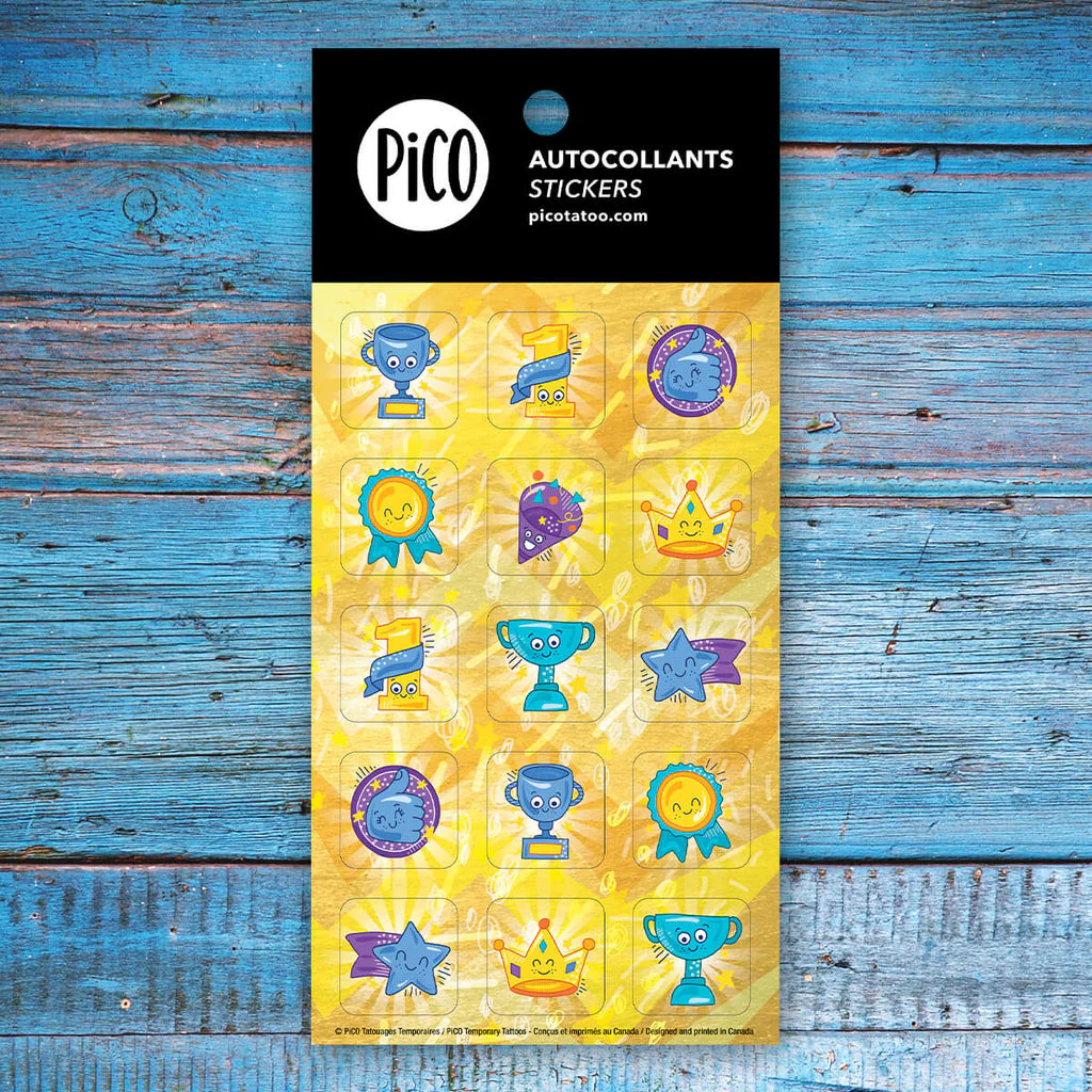 Pico Tatouage - Autocollants - Ma Victoire||Pico Tatouage - Stickers - My Victory - Boutique Bébé en Ligne : Soins, Jouets et Articles Maison Tatouages temporaires pour enfants | Patati & Patata - Boutique Patati et  Patata