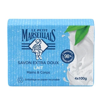Savon solide au fameuse lait LE PETIT MARSEILLAIS 200g - Saldi Straordinari – Offerte Speciali Disponibili Adesso