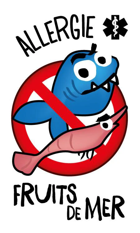 Pico Tatouage - Tatouages Temporaires - Allergie Fruits de Mer||Pico Tatouage - Temporary Tattoos - Seafood - Boutique Bébé en Ligne : Soins, Jouets et Articles Maison - {'count': 1, 'name': 'Food'}