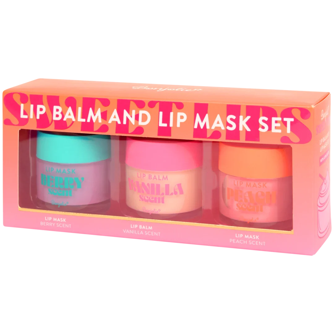 BONJOLIE LOT D´UN BAUME ET MASQUE À LÈVRES-3PCS - Saldi Straordinari – Offerte Speciali Disponibili Adesso - lip oil bonjolie lot