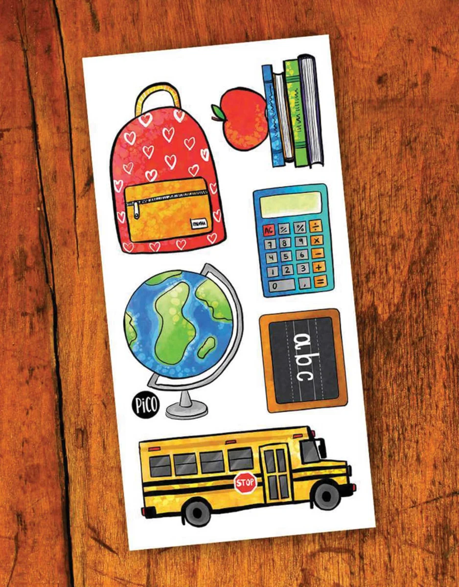 Tatouage - L'école - Pico - Boutique Maman & Bébé – Produits Essentiels au Quotidien Tatouage Enfant Excavatrice,8 Feuilles Chantier Construction Tatouage  Ephemere kit Véhicules Pompier Construction,Etanche Faux Tatouage  Enfant,Cadeau Anniversaire Enfants Cadeaux de Garçon : Amazon.fr: Mode
