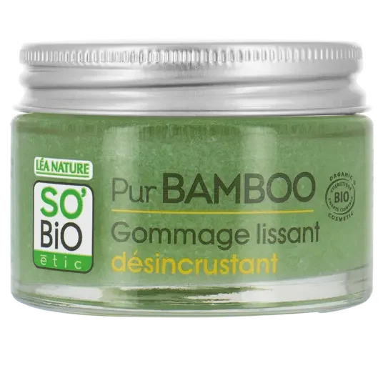 SOBIO Gommage désincrustant Bambou Bio 50 ml - E-shop mondial – Produits durables, modernes et accessibles partout SO'BiO étic | Soins Bio pour Visage, Corps & Cheveux | Beauté Naturelle |  Wlidaty Maroc - 1er site E-Commerce pour la famille : vêtements, jouets  enfants, puériculture,