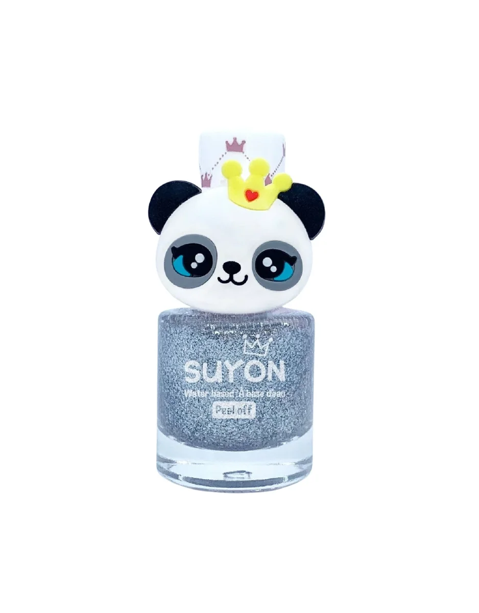 Vernis à ongles avec bague - Panda - Argent avec brillant - Suyon - Boutique Maman & Bébé – Produits Essentiels au Quotidien - {'count': 2, 'name': 'oreilles'}
