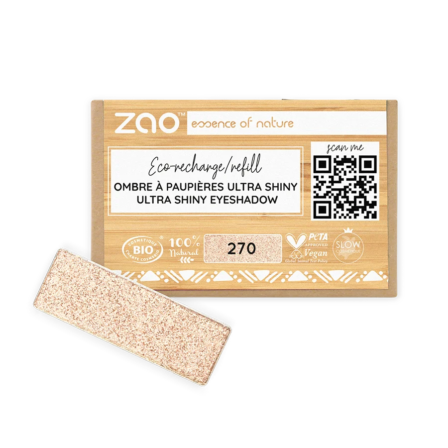 Recharge Ombre à paupières rectangle 270 Champagne - Saldi Straordinari – Offerte Speciali Disponibili Adesso - Zao